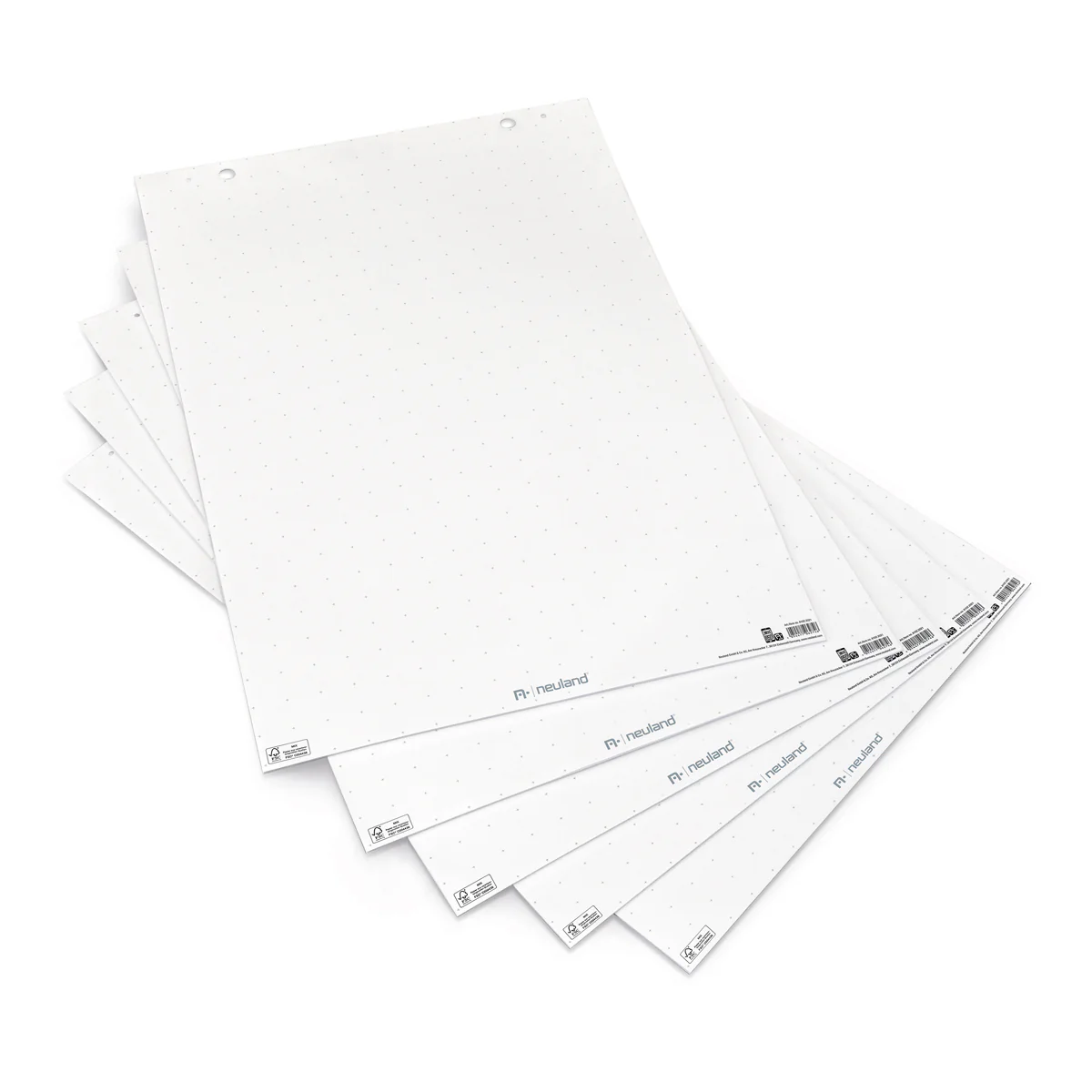 Papier Mini FlipChart, blanc, repères croix